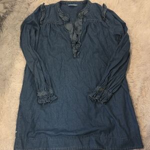 Draper James Classic Blue Denim Dress